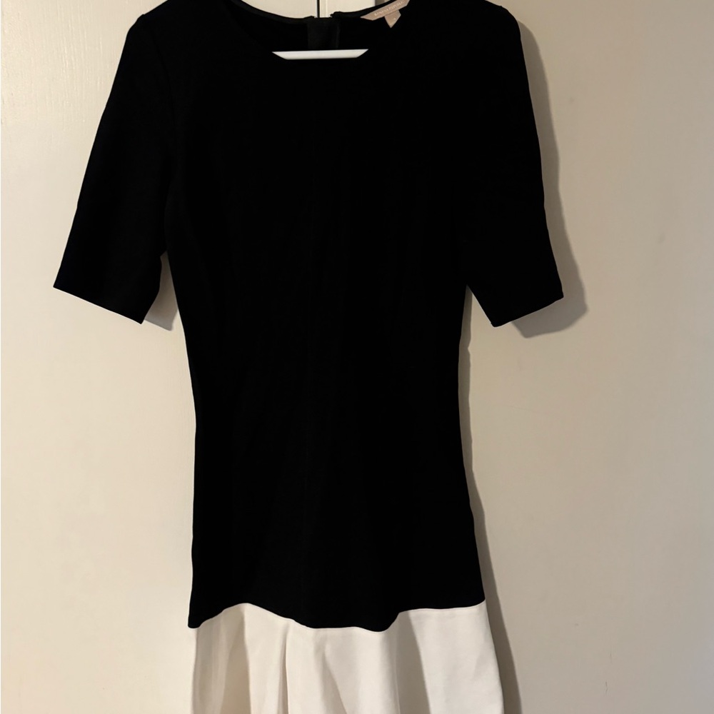 Banana Republic Black and White Short Sleeve dress